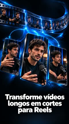 Aula 07: Transforme vídeos longos em cortes para Reels